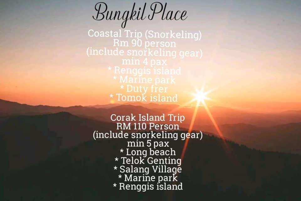 Hotel Bungkil Place Pulau Tioman Exterior foto